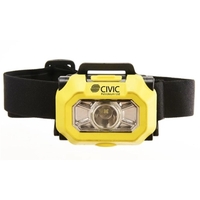 180 lumen headlight/flashlight with high and low beam modes.... from ASI...