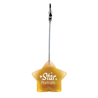 Star shaped memo holder with 3 1/4" wire and clip.... from ASI 62190 Illini