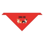 Rotary Custom Color Printed Pet Triangle MED-LRG - USA Made