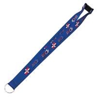 36" x 1" polyester lanyard with dye sublimated imprint.... from ASI 35290...