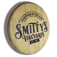 21" barrel head sign with a keyhole.... from ASI 50120 Dixie Seal & Stamp Co...