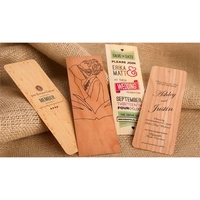 Wooden veneer bookmarks measure 2" x 12" and make for a... from ASI 92531...