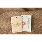 2" x 3.5" - Wood Veneer Tags - 1 Sided