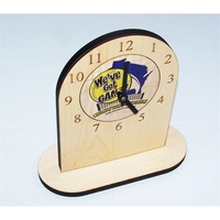 Wooden desk clocks measure 5" x 8" and make for a... from ASI 92531 Unique...