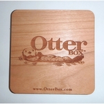 3.5" x 3.5" - Hardwood Coasters - Square or Round