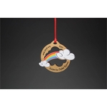 2.75" - Customizable Hardwood Ornaments