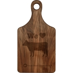 13.5" x 7" Walnut Paddle Shape Cutting Board