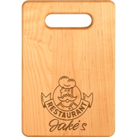 The 6" x 9" maple wood cutting board offers up to... from ASI 92531 Unique...