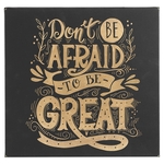 Dark Brown Leatherette Wall Decor with Sawtooth Hanger