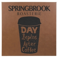 Premium leatherette wall art sign measures 12" x 18" and is... from ASI 92531...