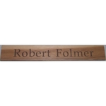 2" x 8" - Hardwood Sign - Door or Wall