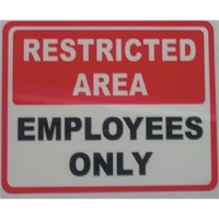 Color-printed sign measures 12" x 18" and is made of aluminum,... from ASI...