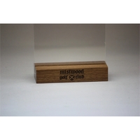 Wooden block measures 9 1/8" x 2 1/4" and holds everything... from ASI 92531...