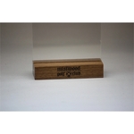 2.25" x 9.125"-Engraved Hardwood Block