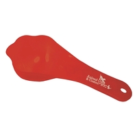 BPA-free, dishwasher-safe polypropylene paw-shaped scoop with 1/2 cup and 1...