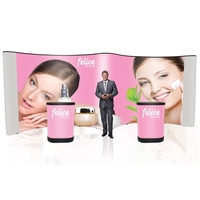 20' x 7.4' PVC and LAM eagle pop-up full graphic display... from ASI 30442...