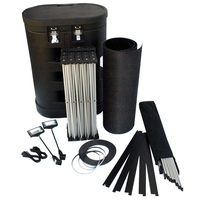 Surf pop-up custom graphic display printer's package with banner, frame,...