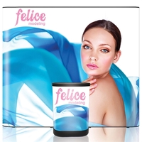 9' LAM surf pop-up full graphic display package with banner, frame,... from...