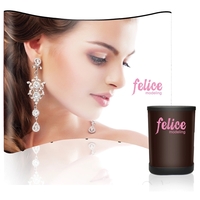 LAM and PVC surf pop-up full graphic display package with banner,... from ASI...