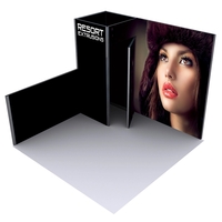 112.6" x 94.5" SEG fabric booth with custom add-ons.... from ASI 30442 Above...