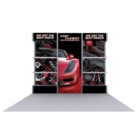 112.6" x 94.5" SEG fabric booth with custom add-ons.... from ASI 30442 Above...