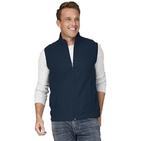 Men's 94/6 cotton and spandex blend Pack-N-Go vest with zippered front......