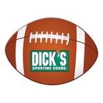 Football Shaped Full Color Coaster