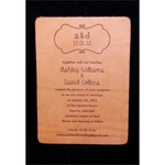 4" x 5" - Premium Leatherette Invitations