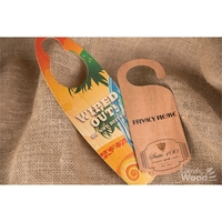 Wooden door sign measures 3 1/2" x 8" and hangs on... from ASI 92531 Unique...