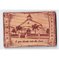 Magnets made of real wood veneer measure 3" x 3" and... from ASI 92531 Unique...