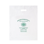 Patch Handle Reinforced Plastic Die Cut Bag - Flexo Ink