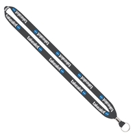 5/8" x 16" lanyard made of polyester with a metal crimp... from ASI 88060...