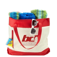 Zippered Beach Tote Bag