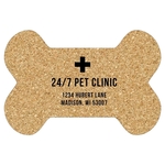 Bone Shaped Cork Coaster