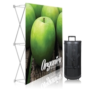 60" x 60" aluminum fabric pop-up display with carry bag.... from ASI 30442...