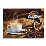 Hanging Clamp Bar W/ Hooks 5ft Wide - Single Sided