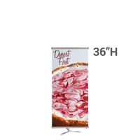 Adjustable and contemporary banner stand with 3 point base.... from ASI 30442...