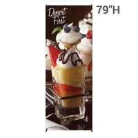 31.5" x 79" economical X-style banner stand.... from ASI 30442 Above & Beyond...