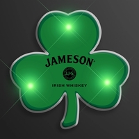 Blank or imprinted. Blinky green shamrock lights.... from ASI 34194...