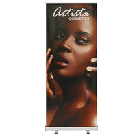 33.5" x 80" retractable banner stand, super flat vinyl graphic and... from...