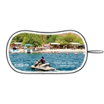 Almost Full Bleed Color Single loop fabric sunshade