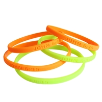 1/4" skinny bands silicone wristband.... from ASI 90859 Tempo Industries Inc