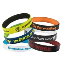 2-toned, color-coated wristband.... from ASI 90859 Tempo Industries Inc /...
