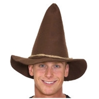 Felt Scarecrow Hat w/Rope Band. Colors: Black, Brown. ... from ASI 63090...