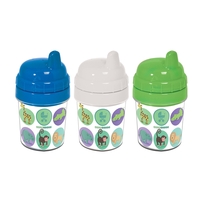 5 oz. non-spill baby cup with removable liner for hand washing.... from ASI...