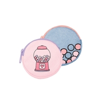 DIME PIECE POUCH - COLORED CANVAS