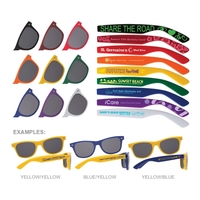 Mix N' Match Sunglasses; provides 100% UV protection and feature shatter......