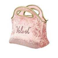 Gran Klutch Velvet Neoprene Lunch Bag