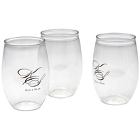 16 oz. Plastic Stemless Wine Glass