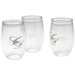 16 oz. Plastic Stemless Wine Glass